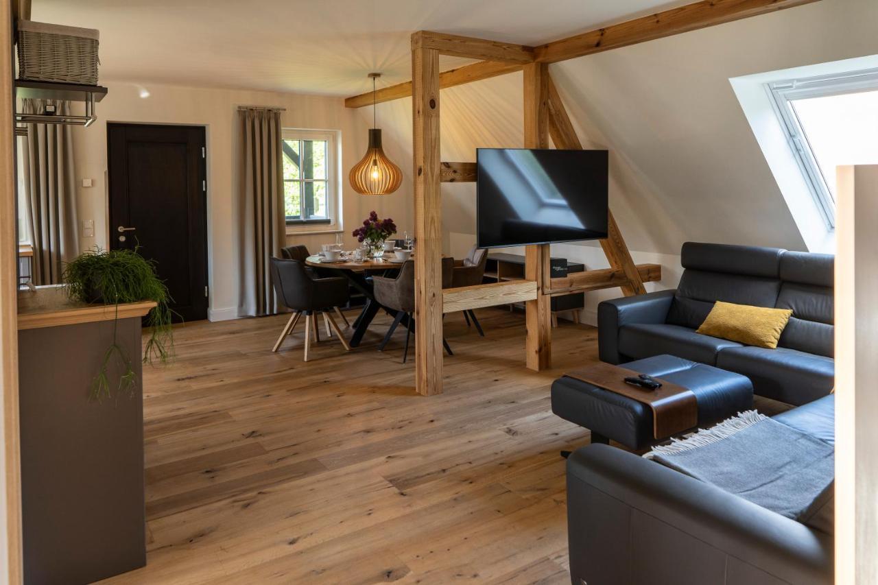 Spreewald Chalet Wohnung ブルク エクステリア 写真