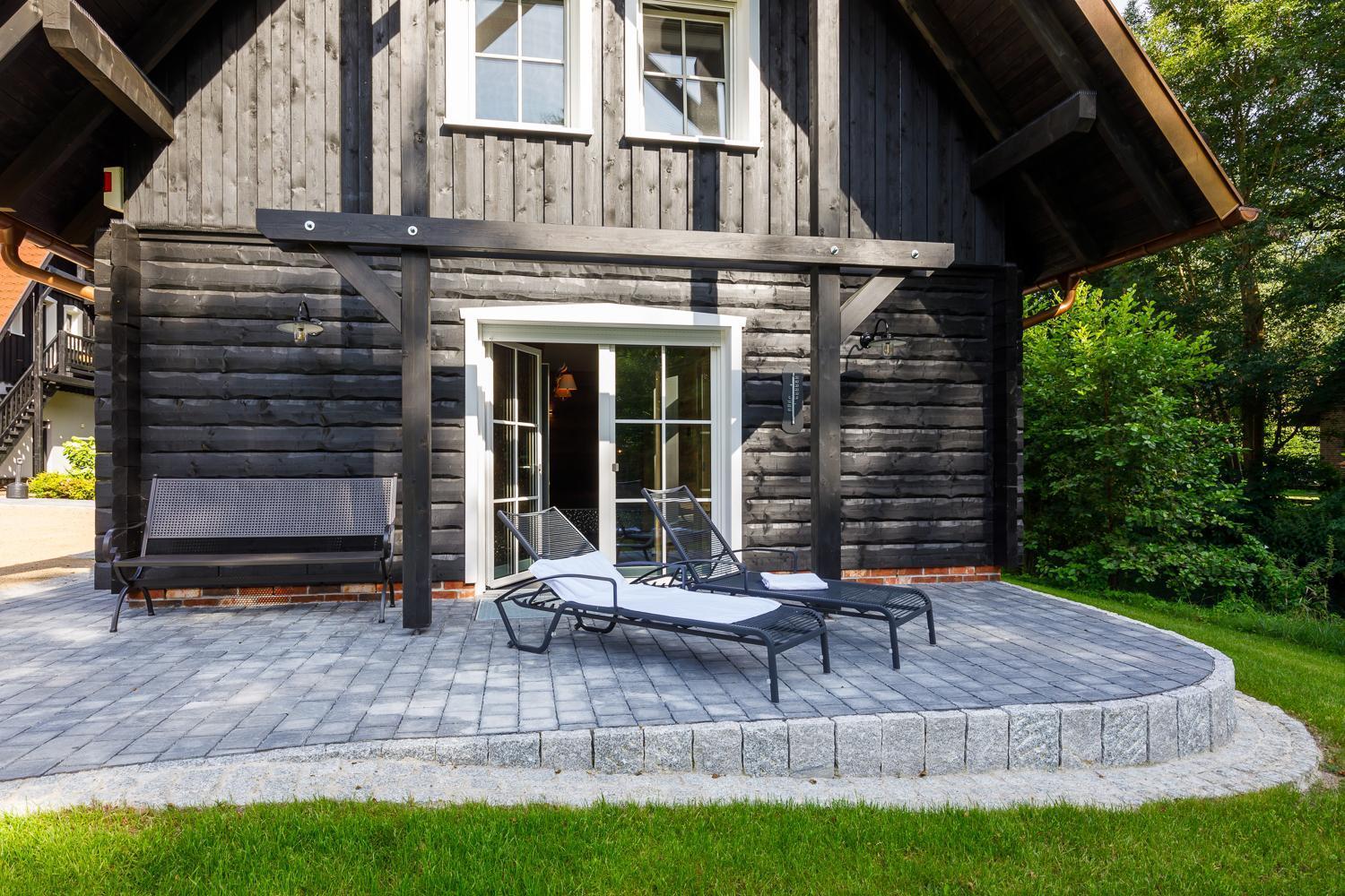 Spreewald Chalet Wohnung ブルク エクステリア 写真